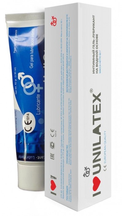 Лубрикант на водной основе Unilatex Gel - 80 мл. - Unilatex - купить с доставкой в Архангельске
