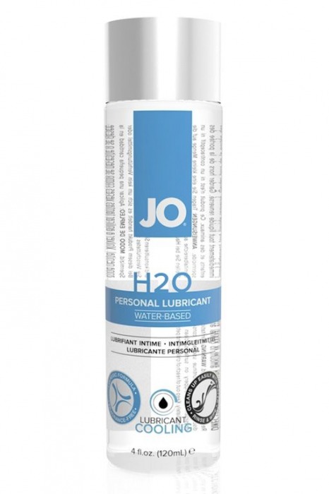 Охлаждающий лубрикант на водной основе JO Personal Lubricant H2O COOLING - 120 мл. - System JO - купить с доставкой в Архангельске