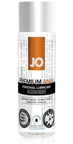 Анальный охлаждающий лубрикант на силиконовой основе JO PREMIUM ANAL COOLING - 60 мл. - System JO - купить с доставкой в Архангельске