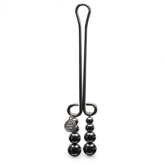 Зажим для клитора с бусинами Just Sensation Beaded Clitoral Clamp - Fifty Shades of Grey - купить с доставкой в Архангельске