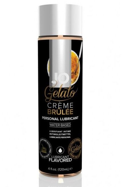 Лубрикант с ароматом крем-брюле JO GELATO CREME BRULEE - 120 мл. - System JO - купить с доставкой в Архангельске