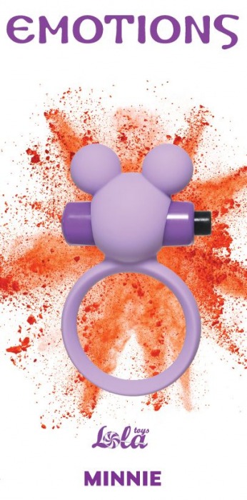 Сиреневое эрекционное виброколечко Emotions Minnie - Lola Games - в Архангельске купить с доставкой