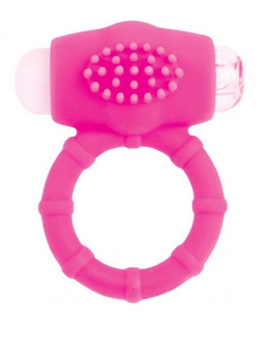 Розовое эрекционное виброкольцо A-toys - A-toys - в Архангельске купить с доставкой