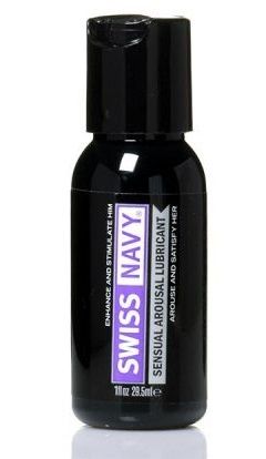 Возбуждающий гель-лубрикант на водной основе Sensual Arousal Lubricant  - 29,5 мл. - Swiss navy - купить с доставкой в Архангельске