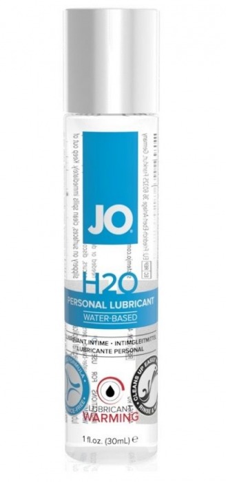 Возбуждающий лубрикант на водной основе JO Personal Lubricant H2O Warming - 30 мл. - System JO - купить с доставкой в Архангельске