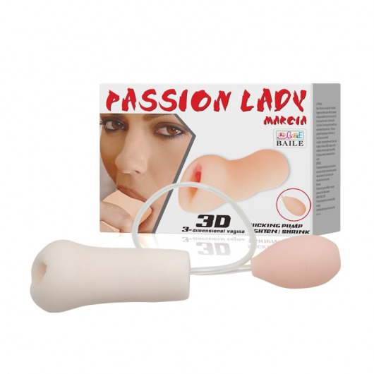 Мастурбатор Passion Lady Marcia с грушей для имитации посасывания - Baile - в Архангельске купить с доставкой
