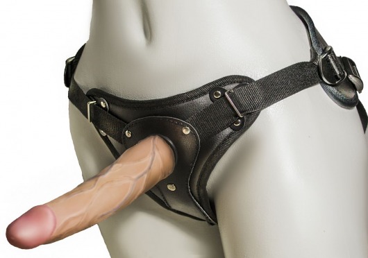 Женский страпон с вагинальной пробкой Woman Strap - 18 см. - LOVETOY (А-Полимер) - купить с доставкой в Архангельске