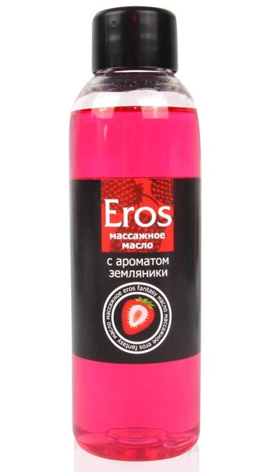 Массажное масло Eros fantasy с ароматом земляники - 75 мл. - Биоритм - купить с доставкой в Архангельске