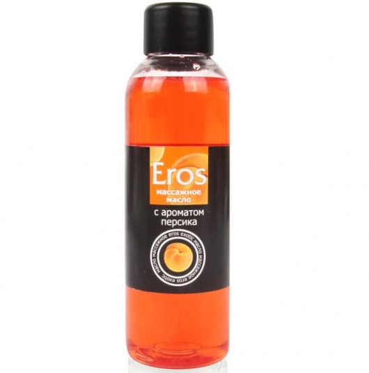 Массажное масло Eros exotic с ароматом персика - 75 мл. - Биоритм - купить с доставкой в Архангельске