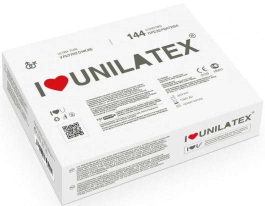 Ультратонкие презервативы Unilatex Ultra Thin - 144 шт. - Unilatex - купить с доставкой в Архангельске