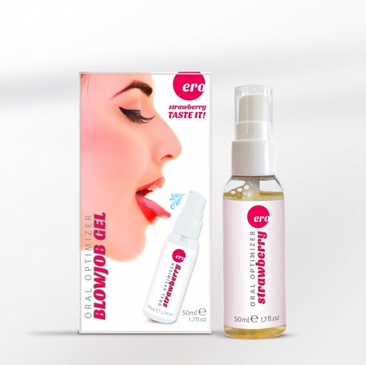Увлажняющий гель для орального секса с ароматом клубники - 50 мл. - Ero - купить с доставкой в Архангельске