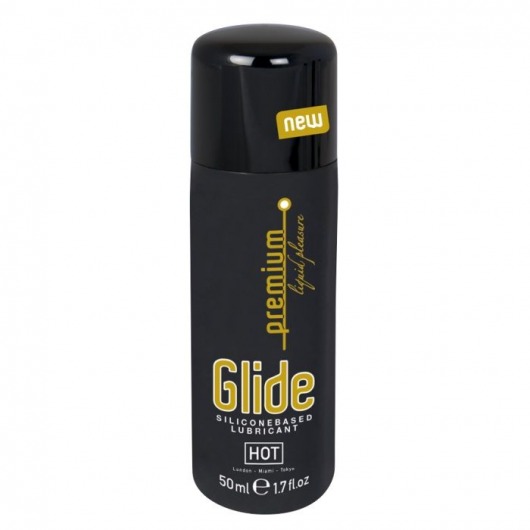 Интимный гель на силиконовой основе Premium Glide - 50 мл. - HOT - купить с доставкой в Архангельске