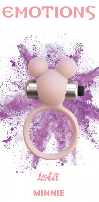 Розовое эрекционное виброколечко Emotions Minnie Light pink - Lola Games - в Архангельске купить с доставкой