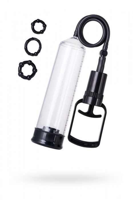 Вакуумная помпа A-toys с уплотнителем и эрекционными кольцами - A-toys - в Архангельске купить с доставкой