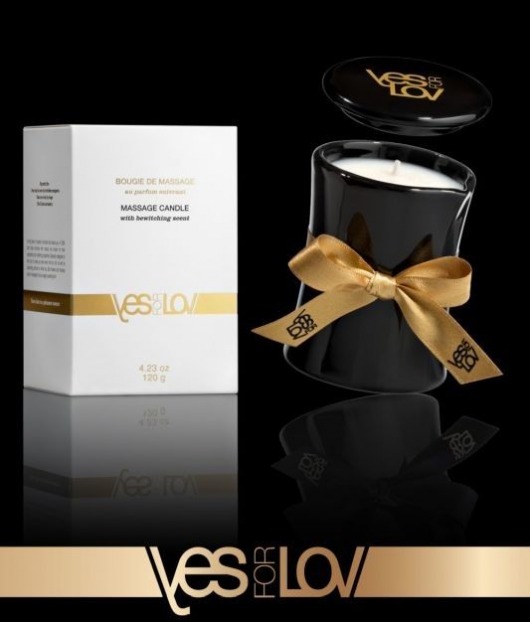 Массажная аромасвеча BEWITCHING MASSAGE CANDLE - 120 мл. - YESforLOV - купить с доставкой в Архангельске