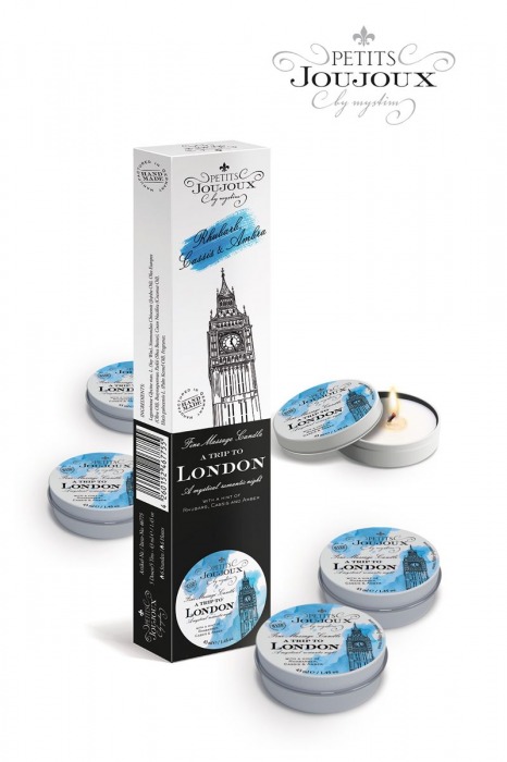 Набор из 5 свечей Petits Joujoux London с ароматом ревеня, амбры и чёрной смородины - MyStim - купить с доставкой в Архангельске