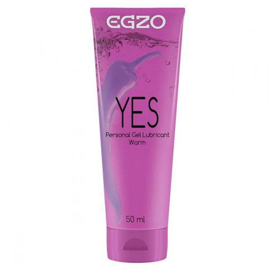 Согревающий лубрикант на водной основе Egzo Yes - 50 мл. - EGZO - купить с доставкой в Архангельске