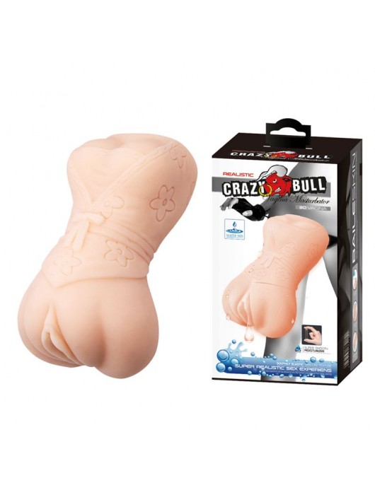 Мастурбатор-вагина с эффектом смазки в виде женской фигурки - Baile - в Архангельске купить с доставкой