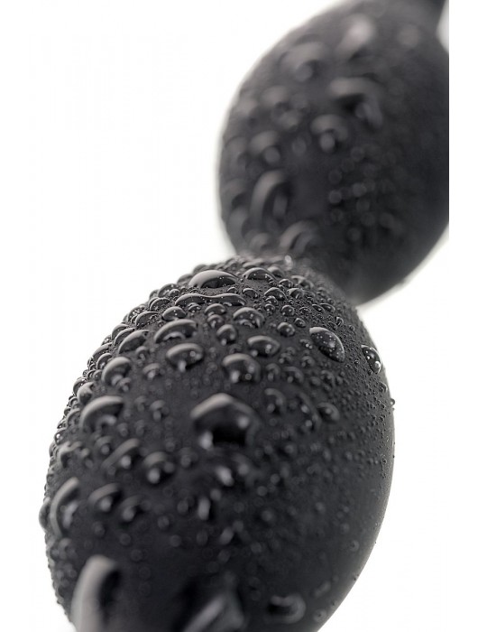 Анальная цепочка черного цвета A-toys - 19,5 см. - A-toys