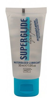 Гель-смазка на водной основе для чувствительной кожи Superglide - 30 мл. - HOT - купить с доставкой в Архангельске