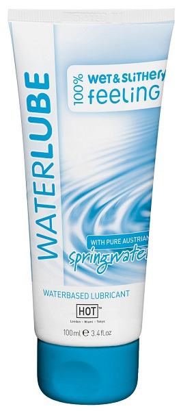 Лубрикант на основе чистой родниковой воды WaterLube - 100 мл. - HOT - купить с доставкой в Архангельске