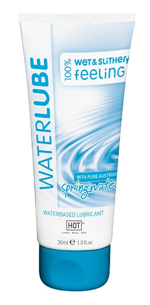 Гель-смазка на основе чистой родниковой воды WaterLube - 30 мл. - HOT - купить с доставкой в Архангельске