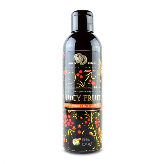 Интимный гель на водной основе JUICY FRUIT с ароматом пина колада - 200 мл. - БиоМед - купить с доставкой в Архангельске