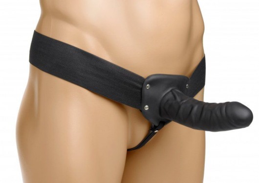 Полый страпон Erection Assist - 15,2 см. - XR Brands - купить с доставкой в Архангельске