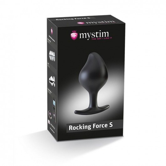 Анальная пробка Rocking Force S для электростимуляции - 9,5 см. - MyStim - купить с доставкой в Архангельске