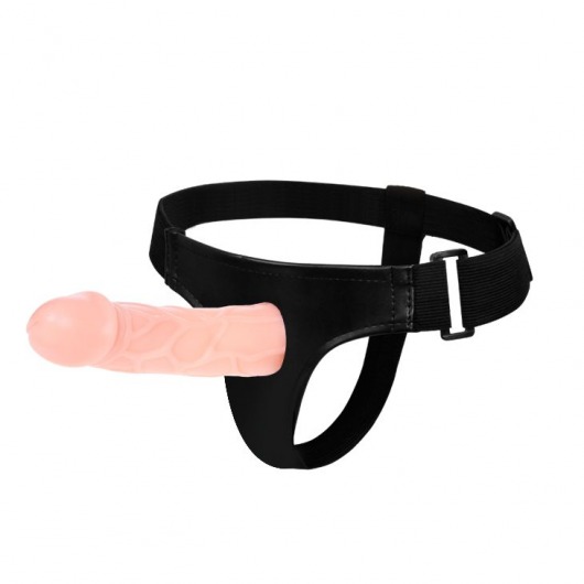 Телесный фаллоимитатор на трусиках Jessica Strap-On - 15,5 см. - Baile - купить с доставкой в Архангельске