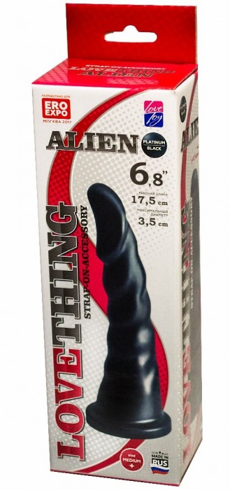 Насадка для трусиков харнесс Alien - 17,5 см. - LOVETOY (А-Полимер) - купить с доставкой в Архангельске