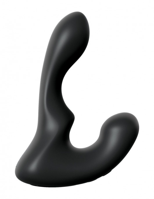 Черный анальный вибростимулятор P-Spot Milker - 14 см. - Pipedream - в Архангельске купить с доставкой