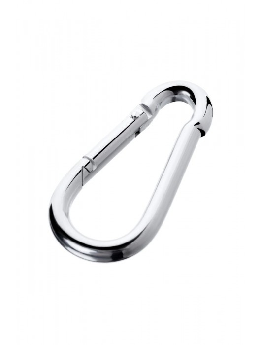 Серебристый карабин TOYFA Metal - ToyFa - купить с доставкой в Архангельске