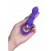Фиолетовая анальная вибровтулка Curvy - 14 см. - ToyFa