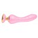 Розовый вибростимулятор SANYA - 18,5 см. - Shunga купить в Архангельске с доставкой в Orgasmix.ru Розовый вибростимулятор SANYA - 18,5 см. - Shunga