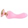 Розовый вибростимулятор SANYA - 18,5 см. - Shunga купить в Архангельске с доставкой в Orgasmix.ru Розовый вибростимулятор SANYA - 18,5 см. - Shunga