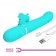 Аквамариновый вибратор-кролик Ridgely - 22,6 см. - Baile купить в Архангельске с доставкой в Orgasmix.ru Аквамариновый вибратор-кролик Ridgely - 22,6 см. - Baile
