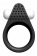 Чёрное эрекционное кольцо LIT-UP SILICONE STIMU RING 1 BLACK - Dream Toys - в Архангельске купить с доставкой Чёрное эрекционное кольцо LIT-UP SILICONE STIMU RING 1 BLACK - Dream Toys - в Архангельске купить с доставкой